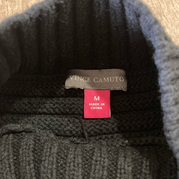 Vince Camuto women’s M mock Neck Ribbed Sweater - Picture 3 of 4